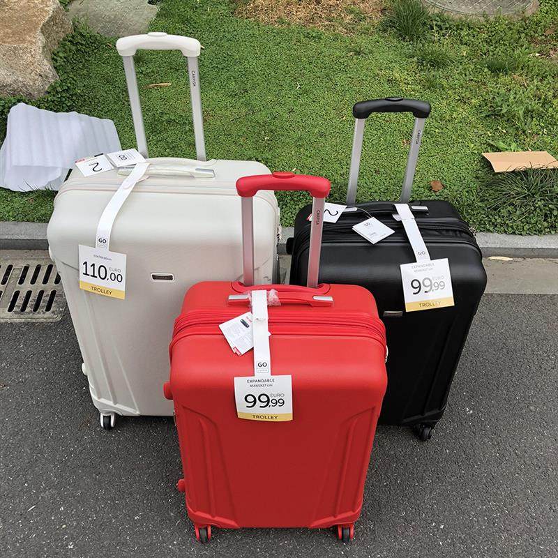 出口意大利超轻登机拉杆箱万向轮女24寸外贸扩展行李箱拉链旅行箱