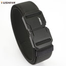 徒狮户外男尼龙窄款 弹力皮带 直穿合金快拆磁力扣战术腰带商务工装