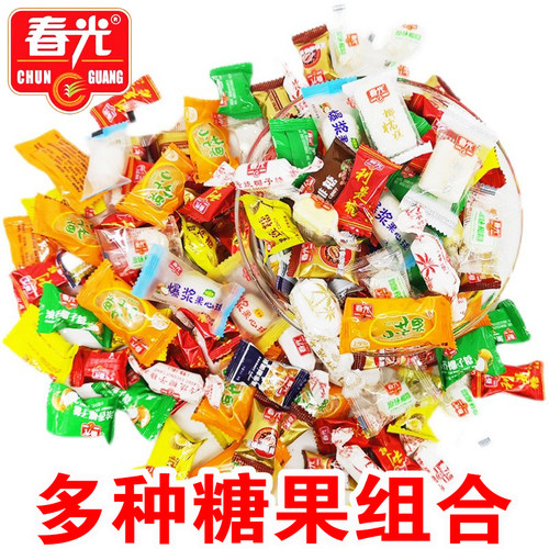 海南特产春光什锦糖特制椰子糖榴莲糖咖啡糖利是糖椰子糕椰圆糖果 - 封面