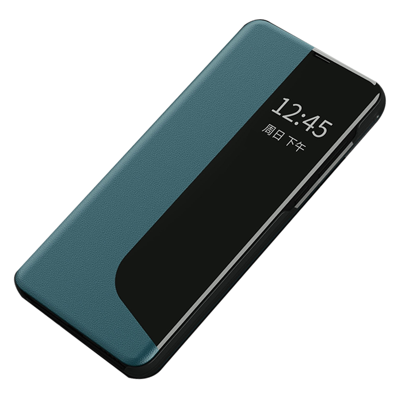 适用华为Mate40Pro手机壳翻盖皮套OCE一AN00保护套5G版NOH一AN00素皮壳新品Mate40全包防摔智能视窗商务套