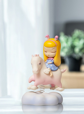 白夜童话摇摇精灵汽车内载装饰中控台摆件摇头公仔送可爱女生礼物