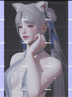 永劫无间端游捏脸数据永杰永结顾清寒女脸型【铃铛】泳装可爱羞羞