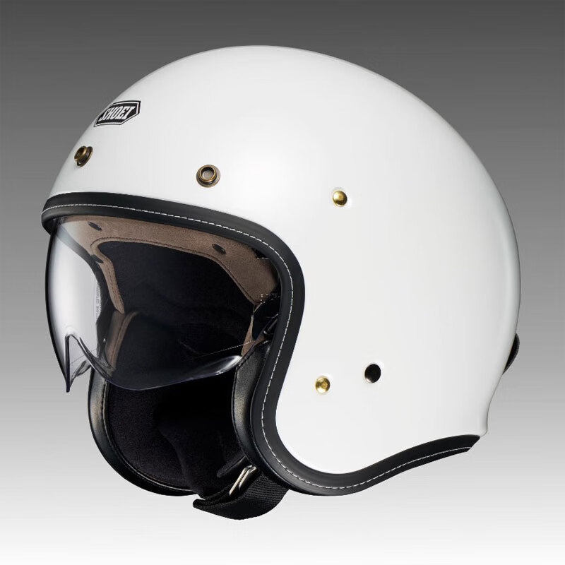 日本SHOEI半盔JO+复古vespa哈雷凯旋本田摩托夏季踏板3/4男女头盔