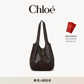 新款 Chloe蔻依 25冬季 BALLOON粒面与绒面皮革包袋