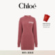 长袖 美利奴羊毛针织标识迷你裙 Chloe蔻依26春季 新款 全款 预定