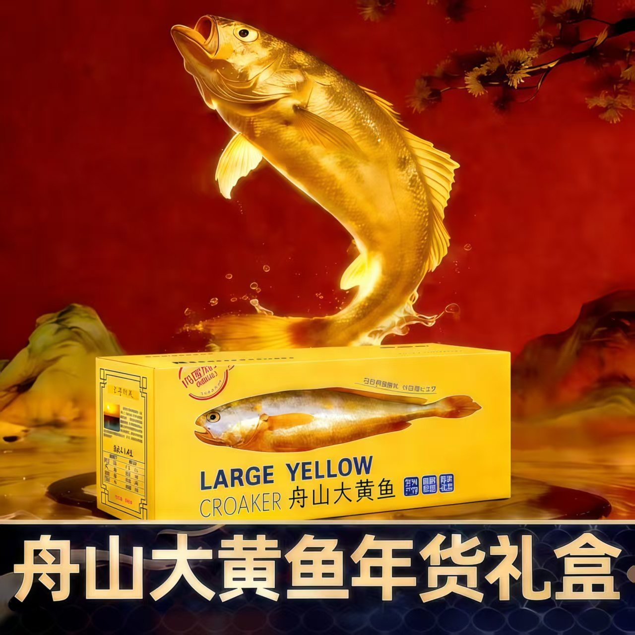 舟山生态大黄鱼海鲜礼盒大礼包年货春节送礼半野生特产深海黄花鱼,水产肉类/新鲜蔬果/熟食,黄鱼,淘宝优惠券,粉丝福利购,淘宝优惠卷