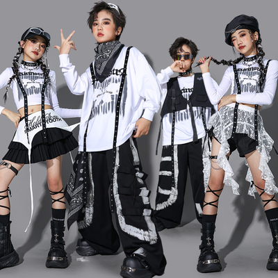 儿童hipo街舞演出服女爵士