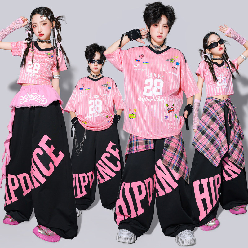 儿童hipo街舞服装女多巴胺图片