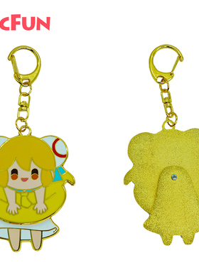 AcFun吃货AC娘卡通可动金属挂件