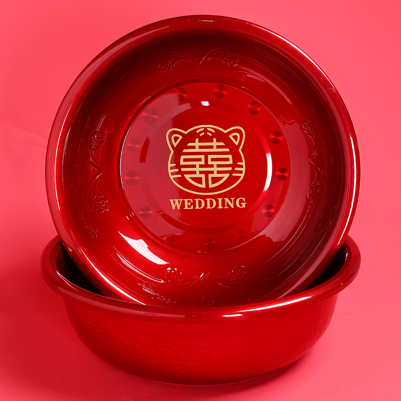 女方陪嫁大全婚庆娘家一对洗脸盆