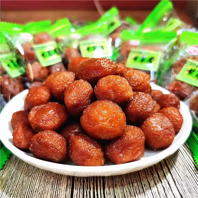 南凯甘草杏500g带核杏脯甘草梅肉杏干杏肉果脯蜜饯办公室零食散装