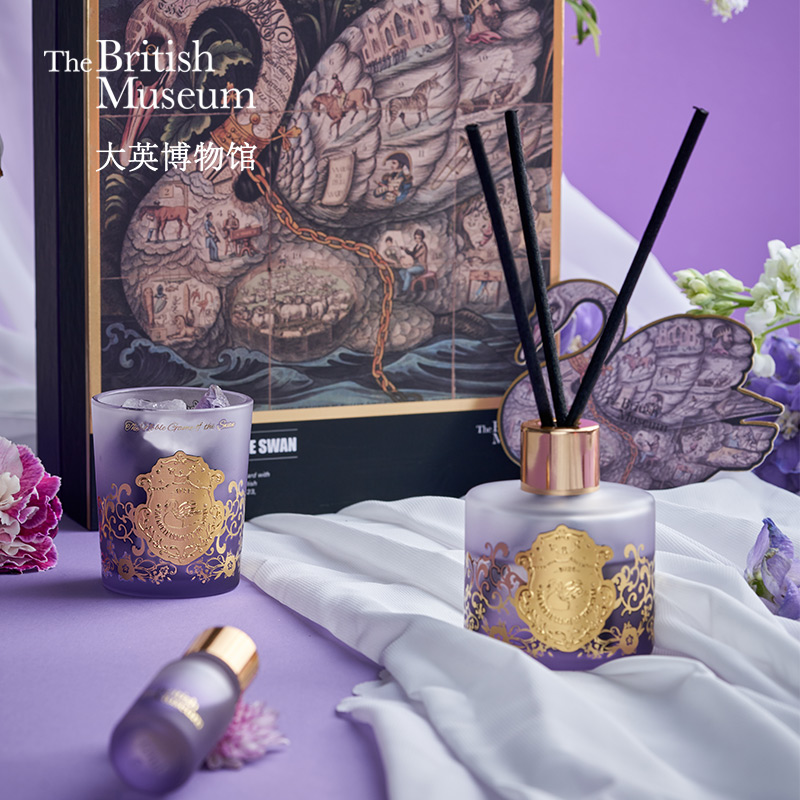 大英博物馆天鹅贵族游戏棋盘系列扩香石香薰晶石香氛礼盒生日礼物