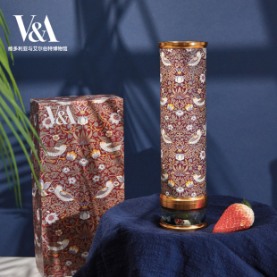 VA博物馆威廉莫里斯系列草莓小偷玫瑰旋转万花筒创意七夕节礼物女