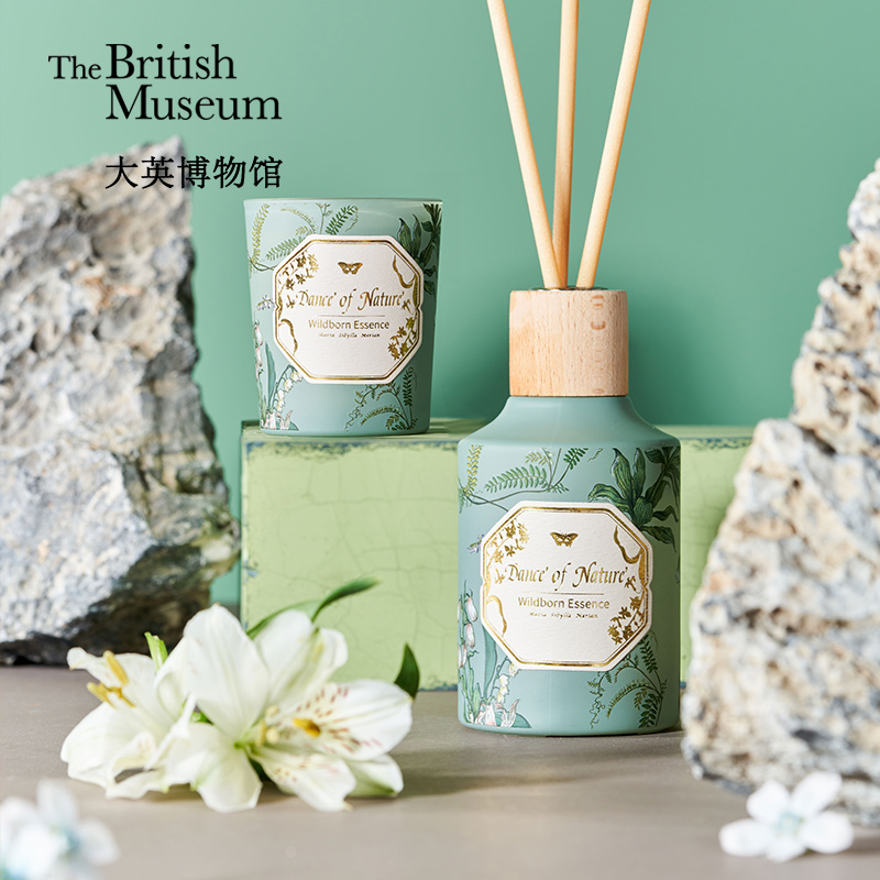 大英博物馆博物志系列向野而生铃兰香氛蜡烛香薰礼盒套装生日礼物