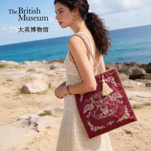 大英博物馆东方梦境系列单肩包