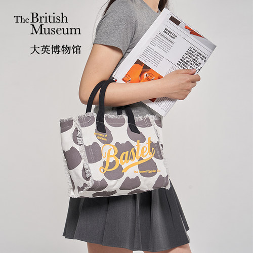 大英博物馆安德森猫和她的朋友们系列休闲手拎包斜挎包