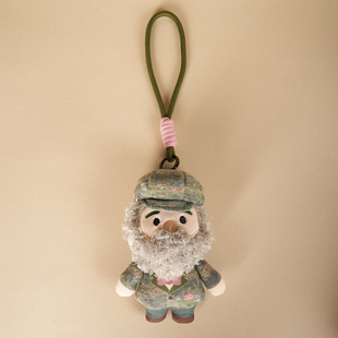 物兮物文创致敬大师系列印象派梵高自画像莫奈睡莲玩偶钥匙扣挂件