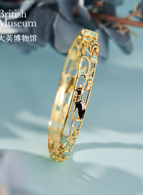大英博物馆埃及系列镂空花丝手镯