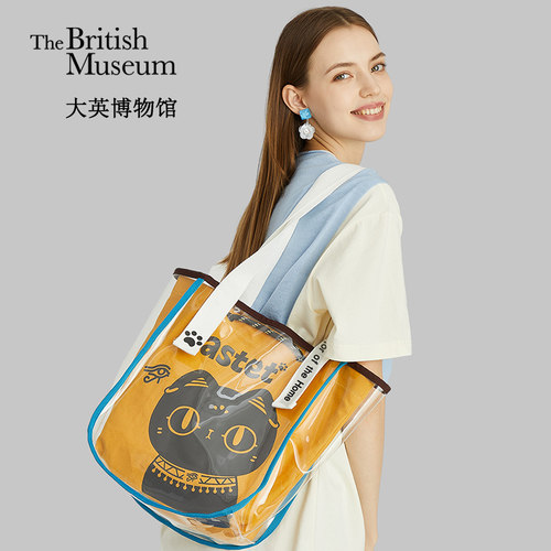 大英博物馆文创果冻包包女款大容量夏天单肩包托特包生日礼物女生