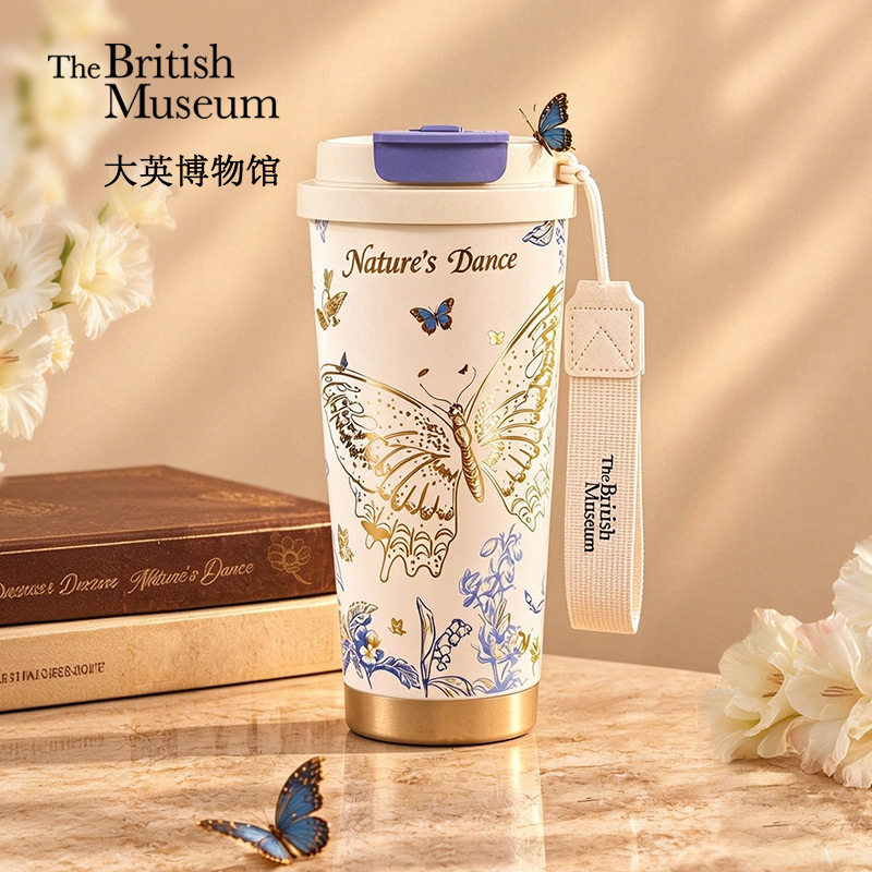 大英博物馆博物志系列蓝金蝴蝶杯