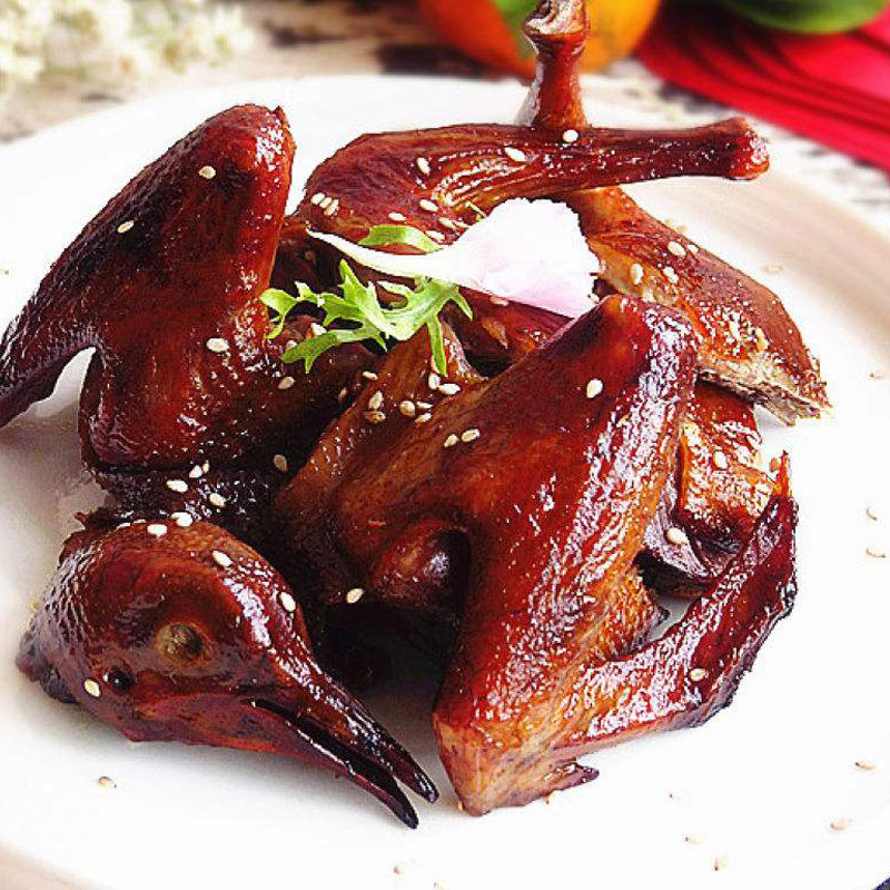 上海光明邨大酒家 酱鸽现做现发乳鸽熟食鸽子肉烤乳鸽肉类小吃