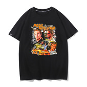 速度与激情周边纪念Paul t恤男打底衫 Walker保罗沃克夏季 短袖