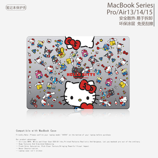 Air13.6 15.3 Pro14 3434 小众日韩KT猫联名笔记本电脑保护壳适用苹果Macbook保护壳CASE 16寸 2026Neo
