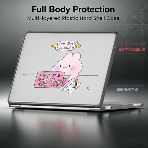 卡通童年电子宠物笔记本电脑保护壳适用苹果Macbook Neo A18 2026保护壳M5 Air13.6 Pro14 M4 Air15.3/16.2