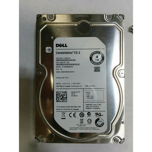 DELL/戴尔 ST4000NM0033 服务器 4T 4TB 6G 3.5寸 SATA 7.2K硬盘