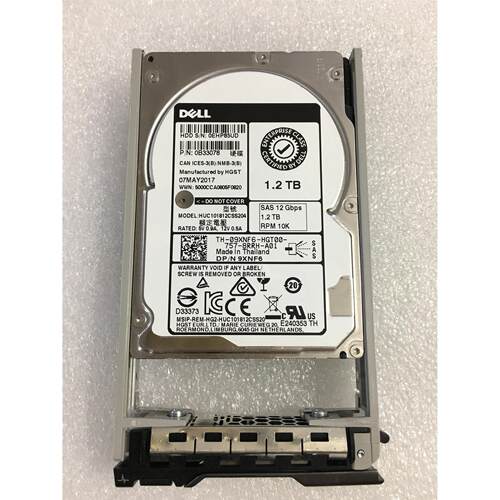 戴尔DELL 1.2T 2.5寸10K SAS 服务器硬盘有HUC101812CS4204 9XNF6