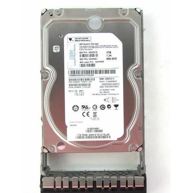 IBM 3T SAS 3.5寸 7.2K 6G SAS V7000 Gen2 硬盘 00AR418 00AR321
