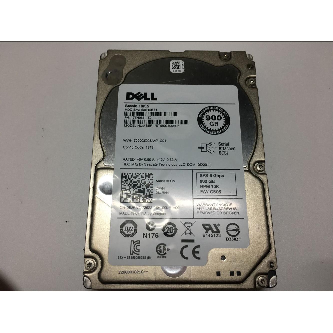 DELL 900G SAS 10K 2.5寸 服务器硬盘 ST9900805SS