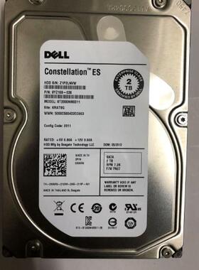 DELL835R9 0835R9 2T SATA 3.5 7.2K 6GB 64MB服务器硬盘R720