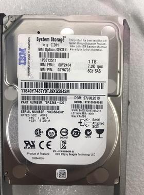 IBM 00Y2511 00Y2434 1T 7.2K SAS 2.5 6GB存储硬盘 V3500 V3700