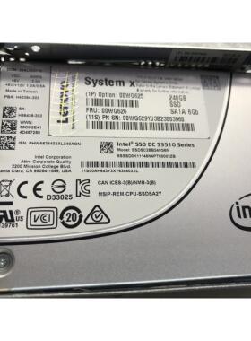 联想00WG625 00WG626 00YC390 00YC391 240G SATA SSD 固态硬盘
