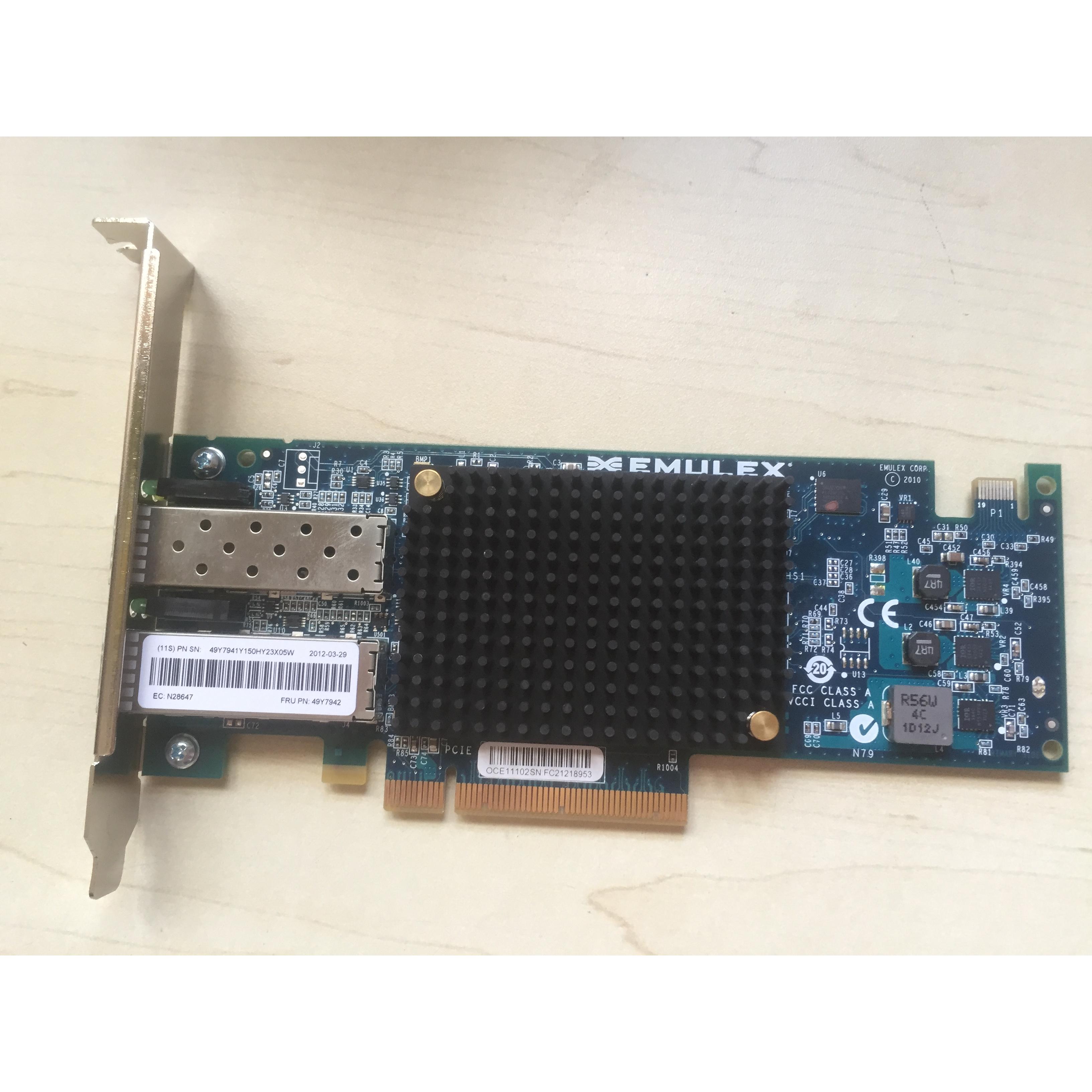 IBM X3850X5 49Y4202 10GB 万兆光纤网卡 IBM X3850 X5 49Y4202