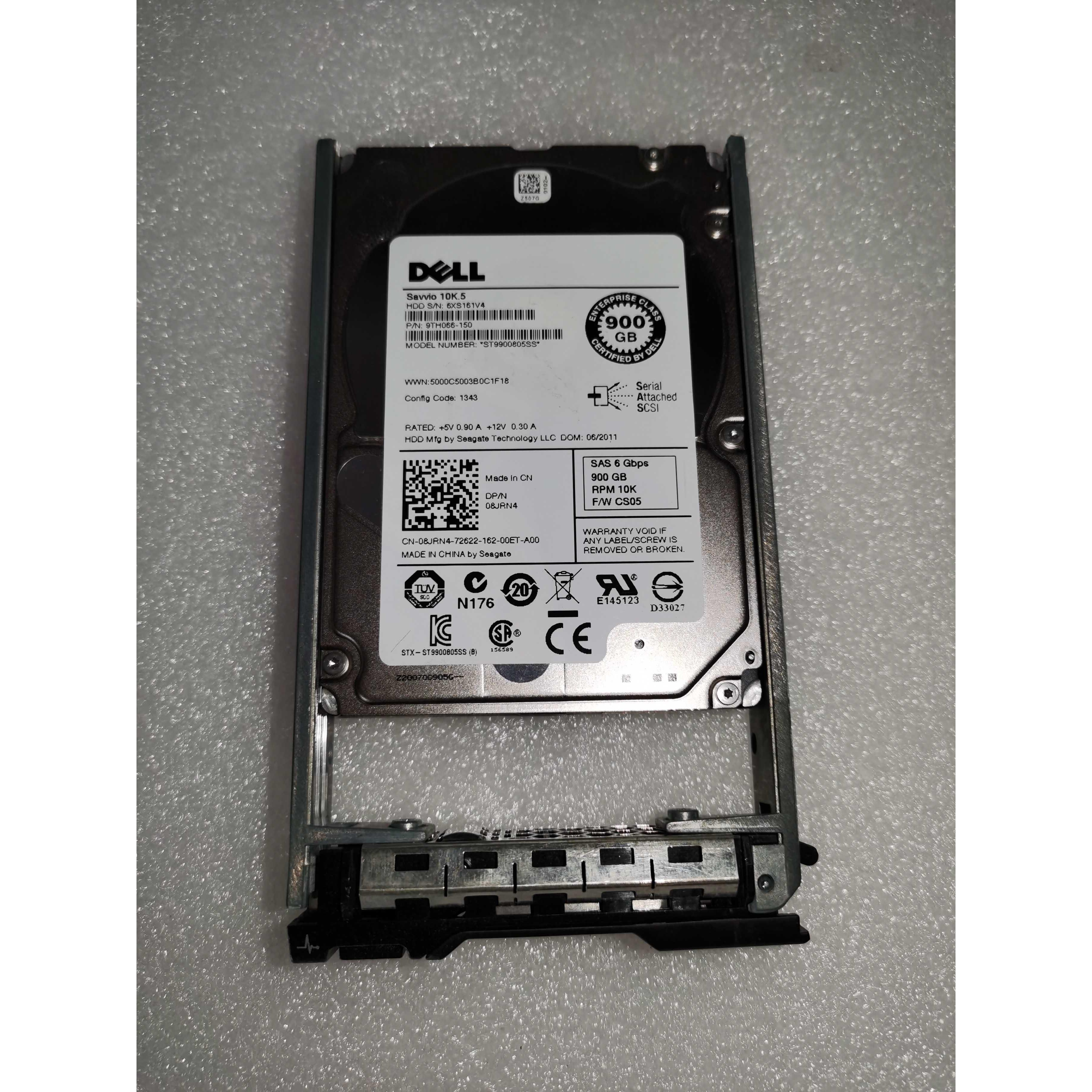 DELL 硬盘 900G 10K SAS 6G 2.5 ST9900805SS 08JRN4 8JRN4可测试