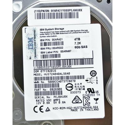 IBM v7000 00AR322 AR322 4T SAS 3.5 7.2K 存储硬盘ST4000NM0023