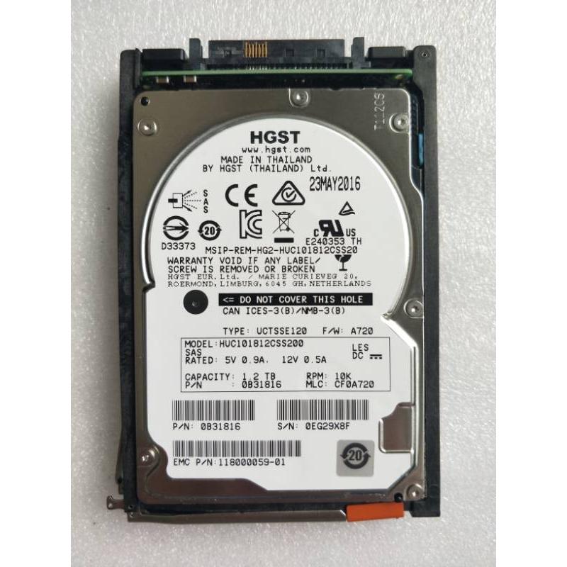 EMC 005051960 005051470 V4-2S10-012 1.2TB SAS 10K 2.5寸 硬盘