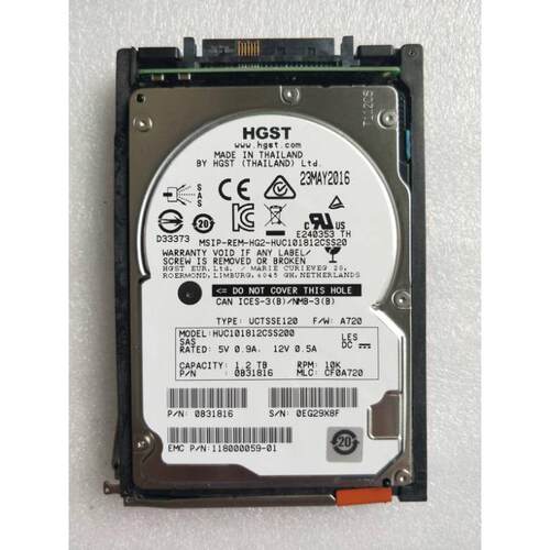 EMC 005051960 005051470 V4-2S10-012 1.2TB SAS 10K 2.5寸 硬盘