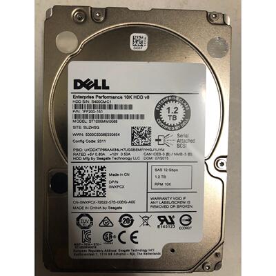 DELL MD1000 MD1200 MD3000I MD3200 存储 1.2T 10K SAS 2.5硬盘