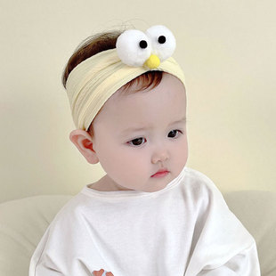 婴儿护头囟帽宝宝头围发带春夏头巾0-6-12月遮脑门心囟门保护带夏