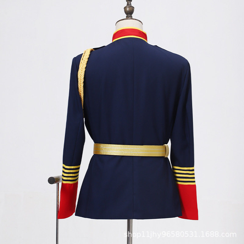 军鼓乐队演出服男女文工团礼服中老年军乐团服装衬衣管乐队表演服