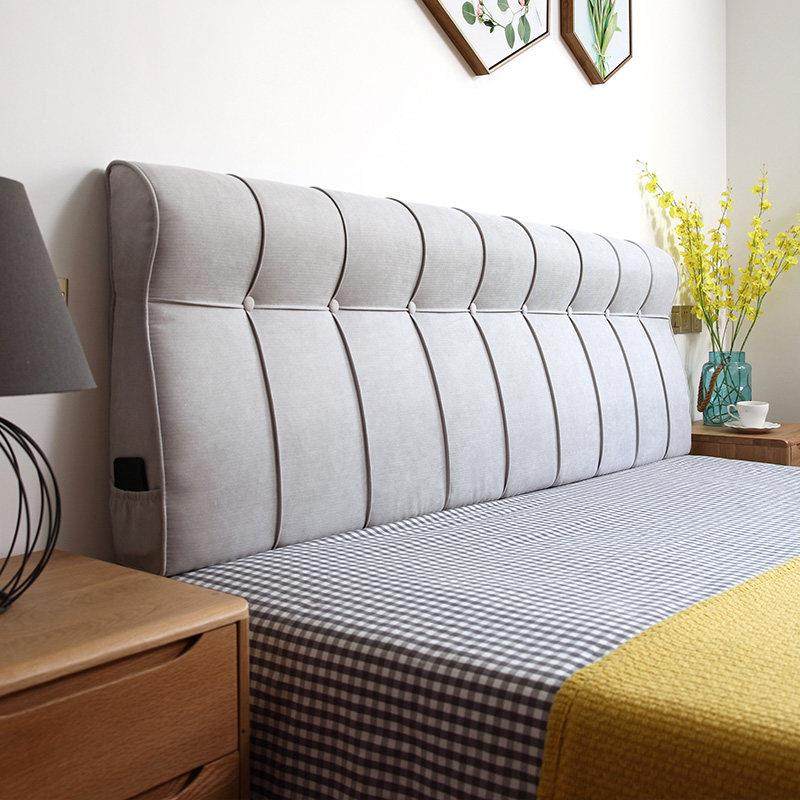 乐漾北欧床头靠垫榻榻米无床头软包加厚实木床靠枕靠背布艺可拆洗,居家布艺,床头靠垫,淘宝优惠券,粉丝福利购,淘宝优惠卷