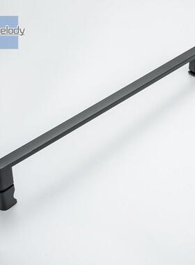 H030-D型轻奢淋浴房扶手黑色304不锈钢拉手玻璃移门隔断极细把手