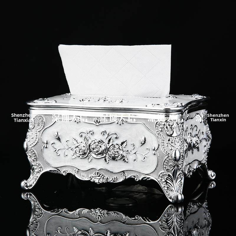 欧式纸巾盒简约家用客厅牙签抽纸盒餐厅酒店轻奢纸抽收纳家居摆件,收纳整理,纸巾盒,淘宝优惠券,粉丝福利购,淘宝优惠卷