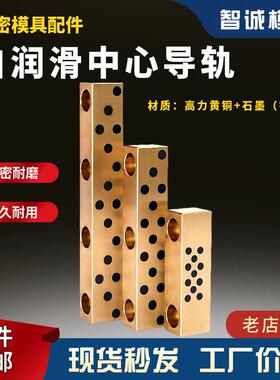 模具配件自润滑中心导轨导向条导向块模配高力黄铜青铜MB10706
