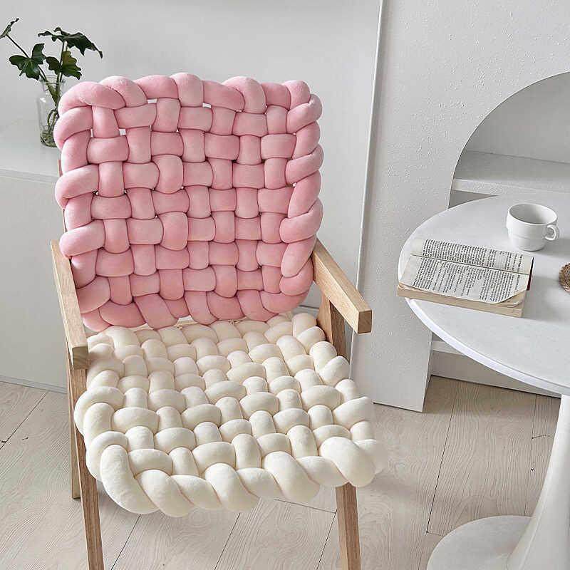 纯手工编织方形坐垫加厚小羊绒客厅装视沙发靠枕实木家具椅子垫,居家布艺,椅垫,淘宝优惠券,粉丝福利购,淘宝优惠卷