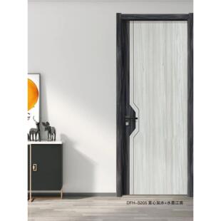 木门简约轻奢现代门实木覆合平开推拉门卧室房间门免漆生态烤漆门