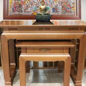 金花梨木供桌家用中堂佛桌香案财神桌新中式 神台菩萨供台佛堂供奉